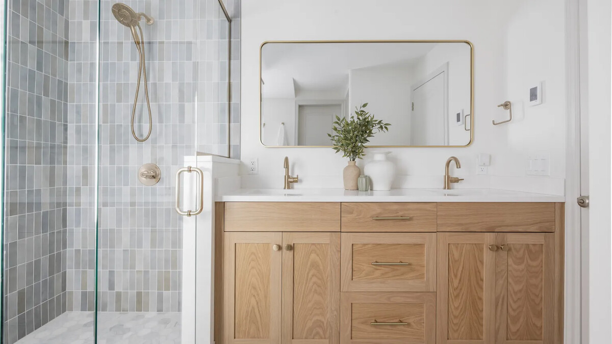 Coastal Contemporary Bathroom Remodel in Pacific Beach