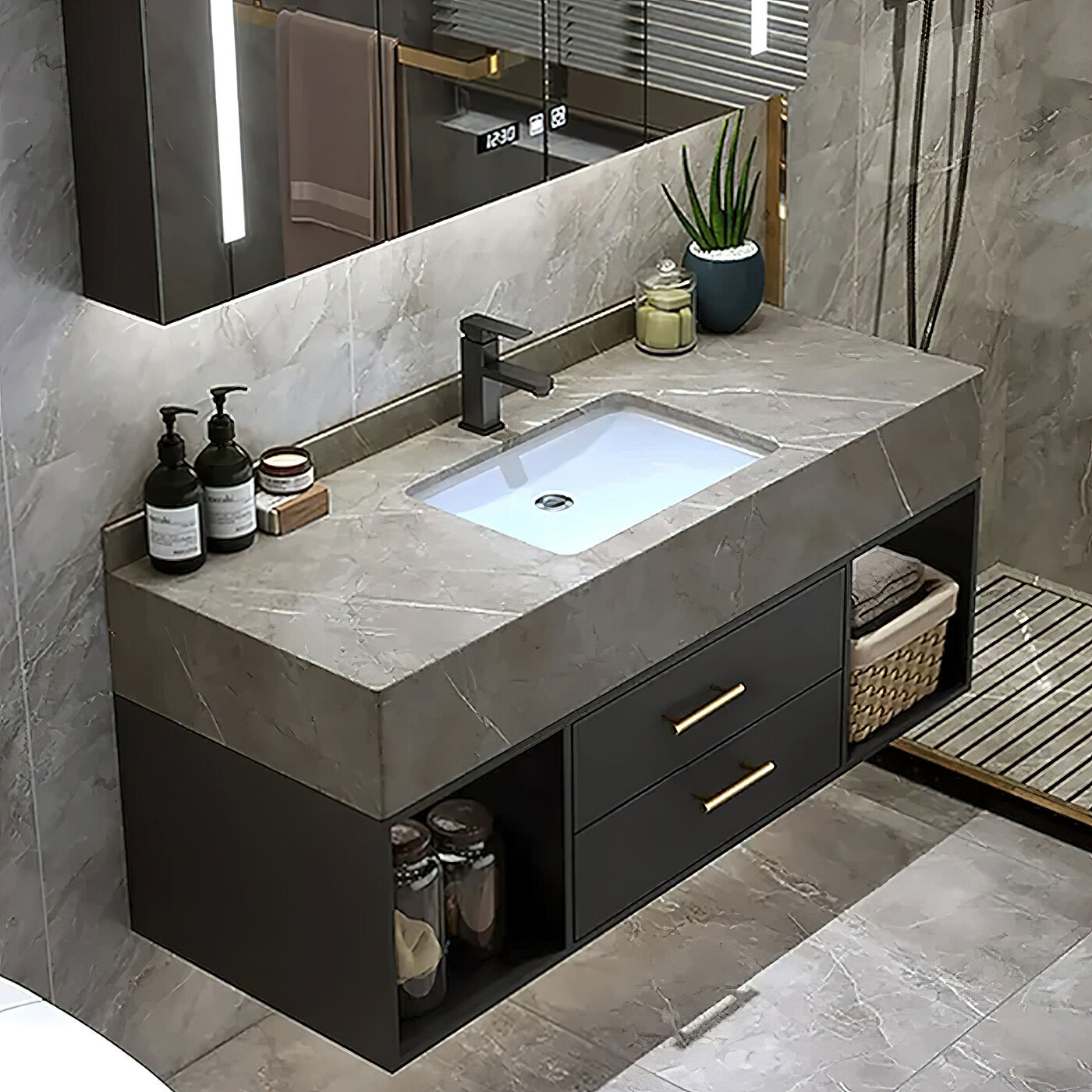 Wall-Mounted Floating Vanities